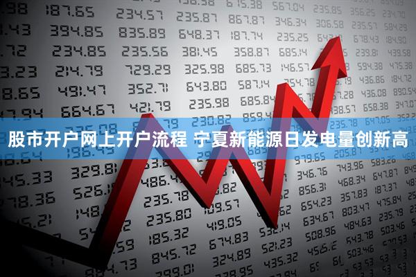 股市开户网上开户流程 宁夏新能源日发电量创新高